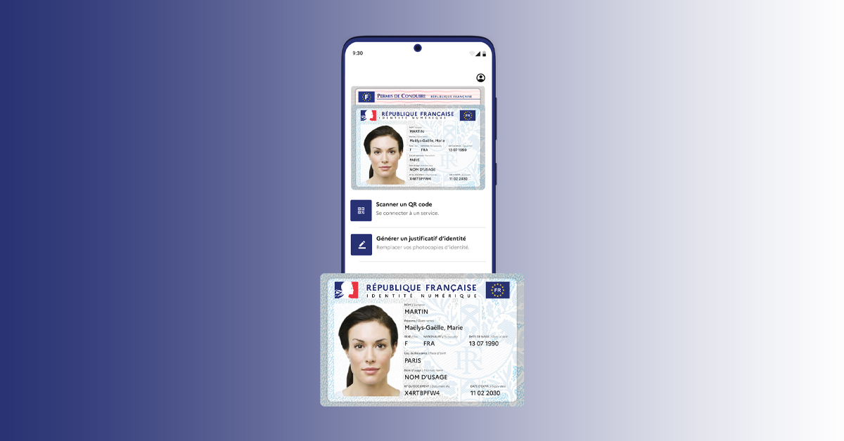 Application France identité
