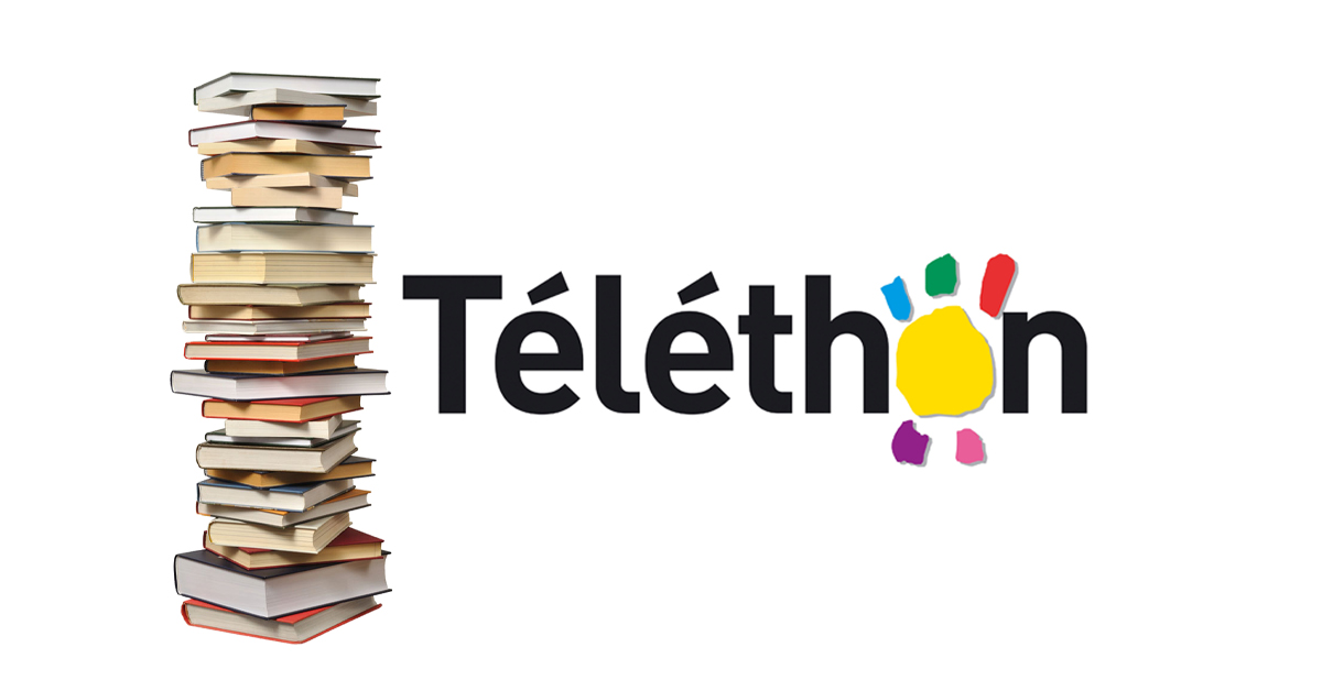 Vente de livres pour le Téléthon