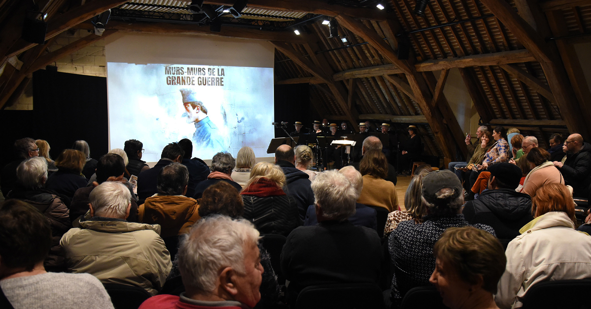 Retour en images sur le spectacle musical « Murs-Murs de la Grande Guerre » à Royaumont