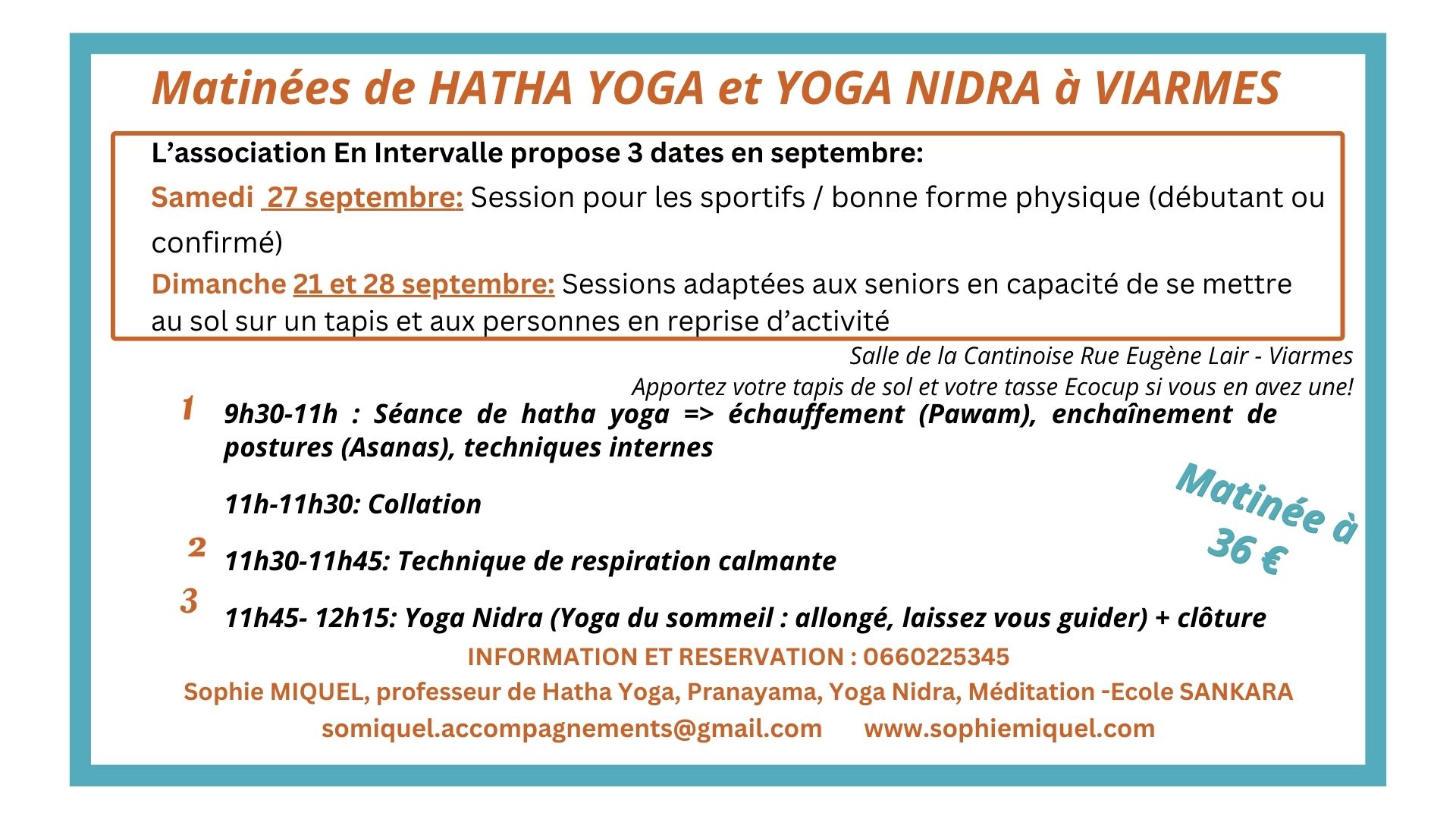 Matinée Yoga