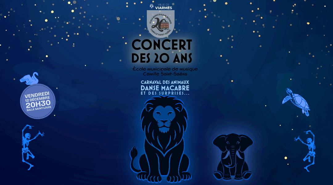 Concert des 20 ans de l&rsquo;Ecole de Musique
