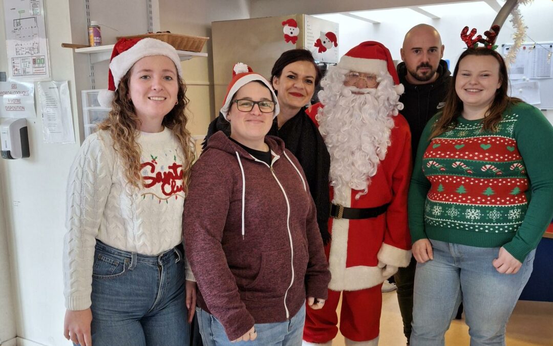 Le restaurant scolaire a accueilli le Père Noël !