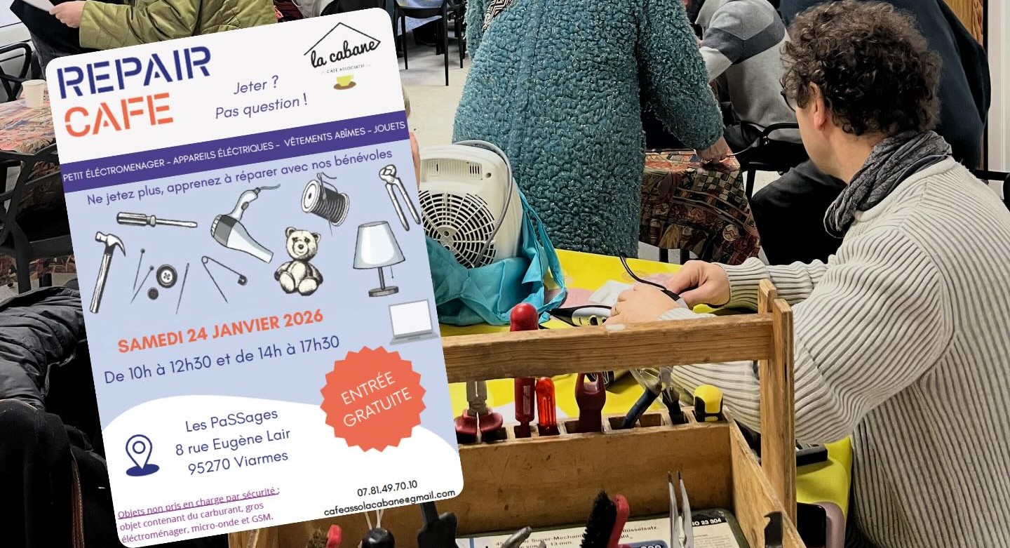 Repair Café : rdv aux PaSSages le 24 janvier !