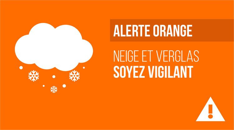 Vigilance orange pour le phénomène neige-verglas