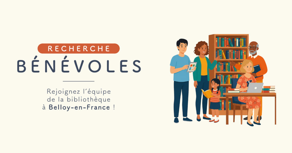 Bibliothèque de Belloy-en-France : devenez bénévole