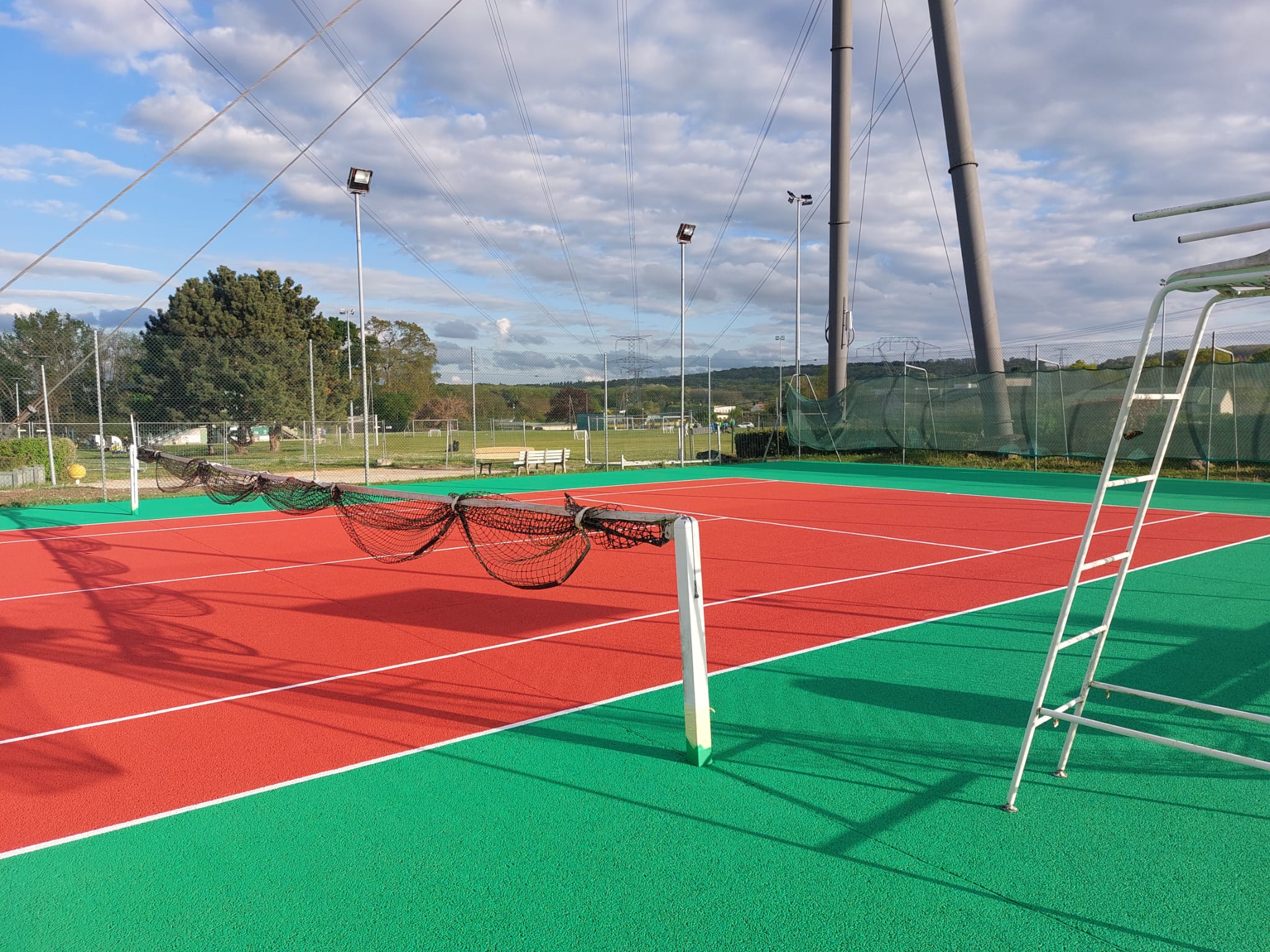 Le chantier des courts de tennis intercommunaux joue les phases finales !