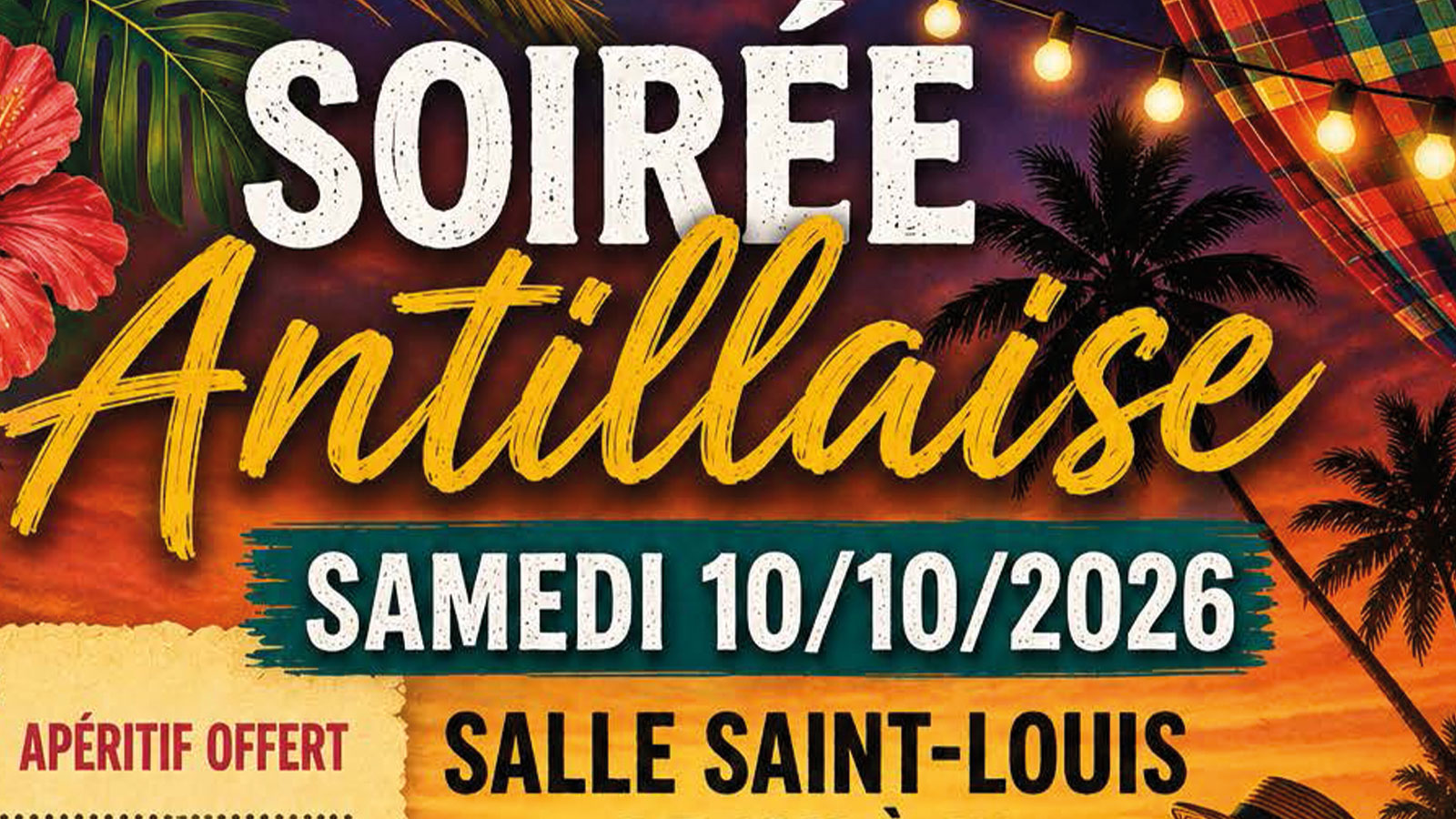 Soirée antillaise à Viarmes !
