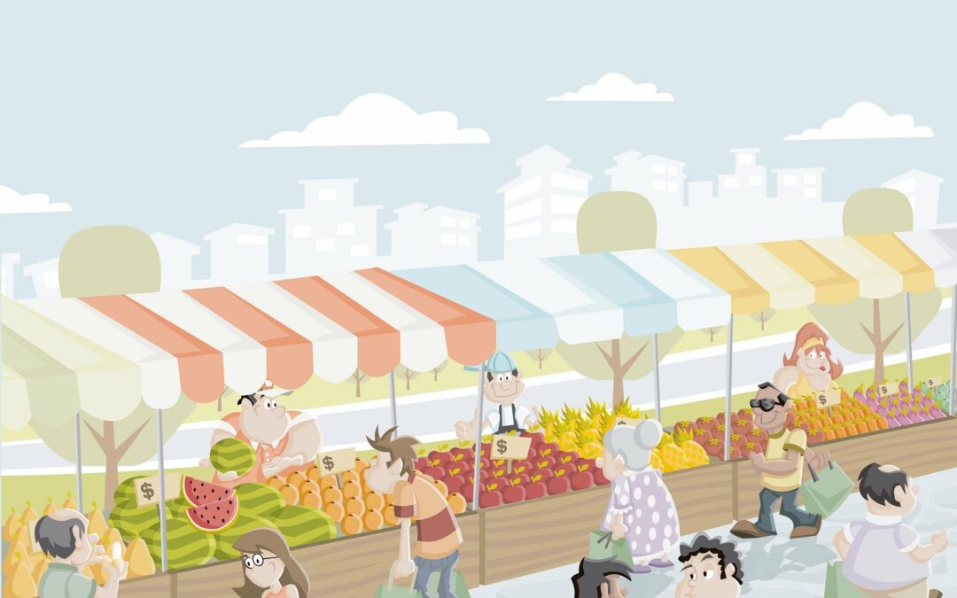 Une animation musicale sur le marché du 12 septembre