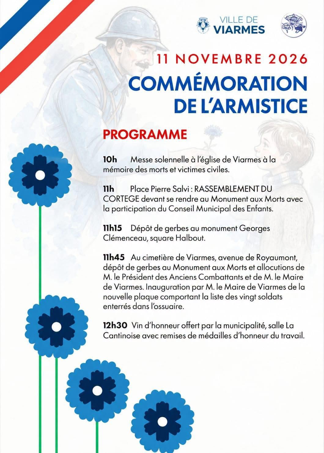 Commémorations de l’Armistice du 11 novembre 1918