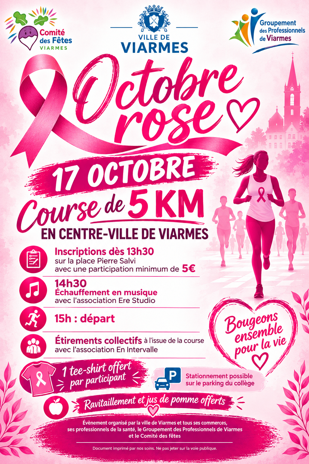 OCTOBRE ROSE : participez à la course du cœur !