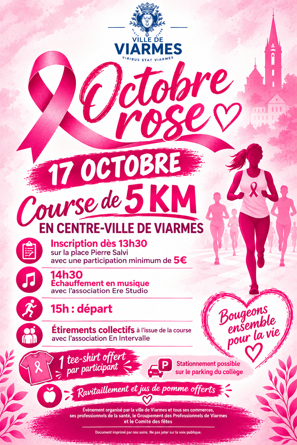 OCTOBRE ROSE : participez à la course du cœur !