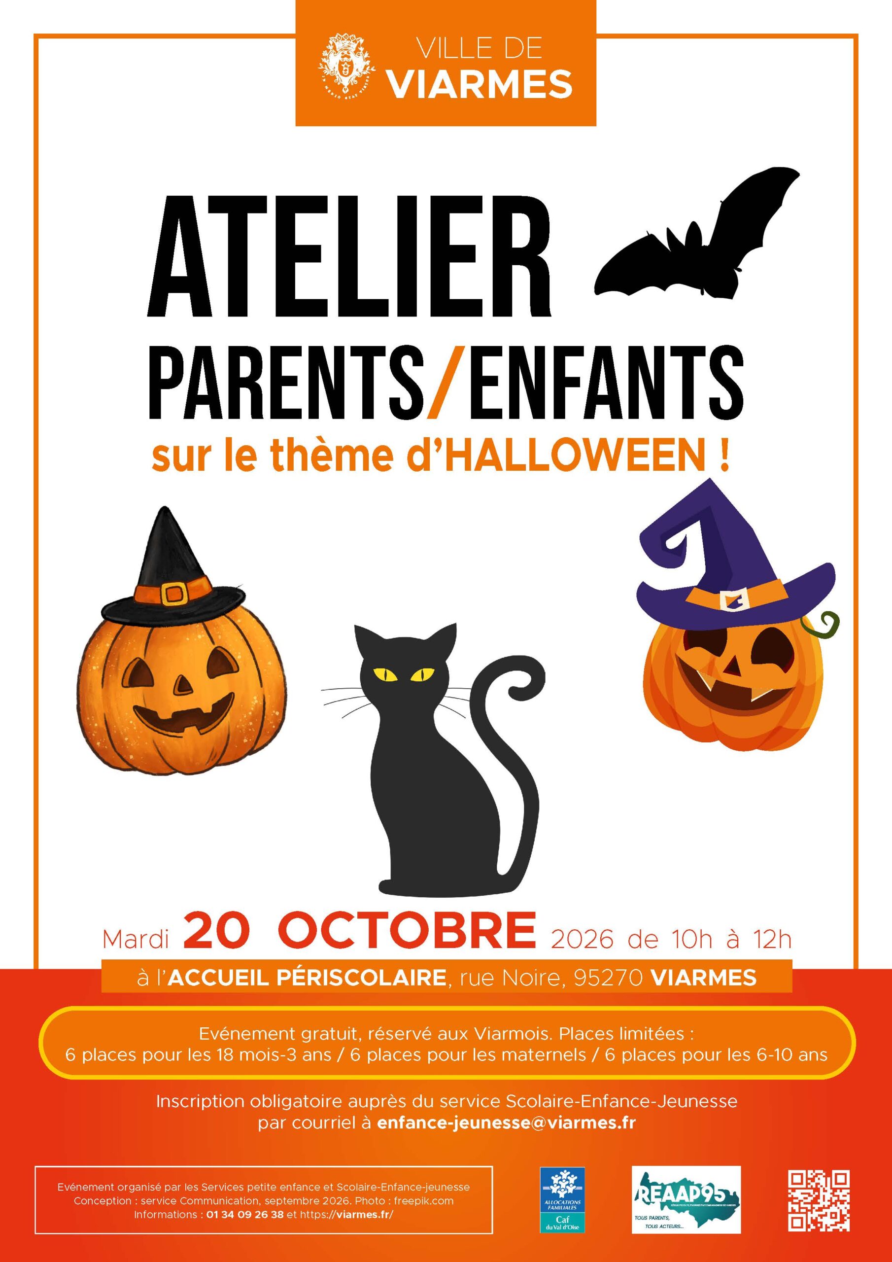 Atelier parents/enfants sur le thème : Halloween !